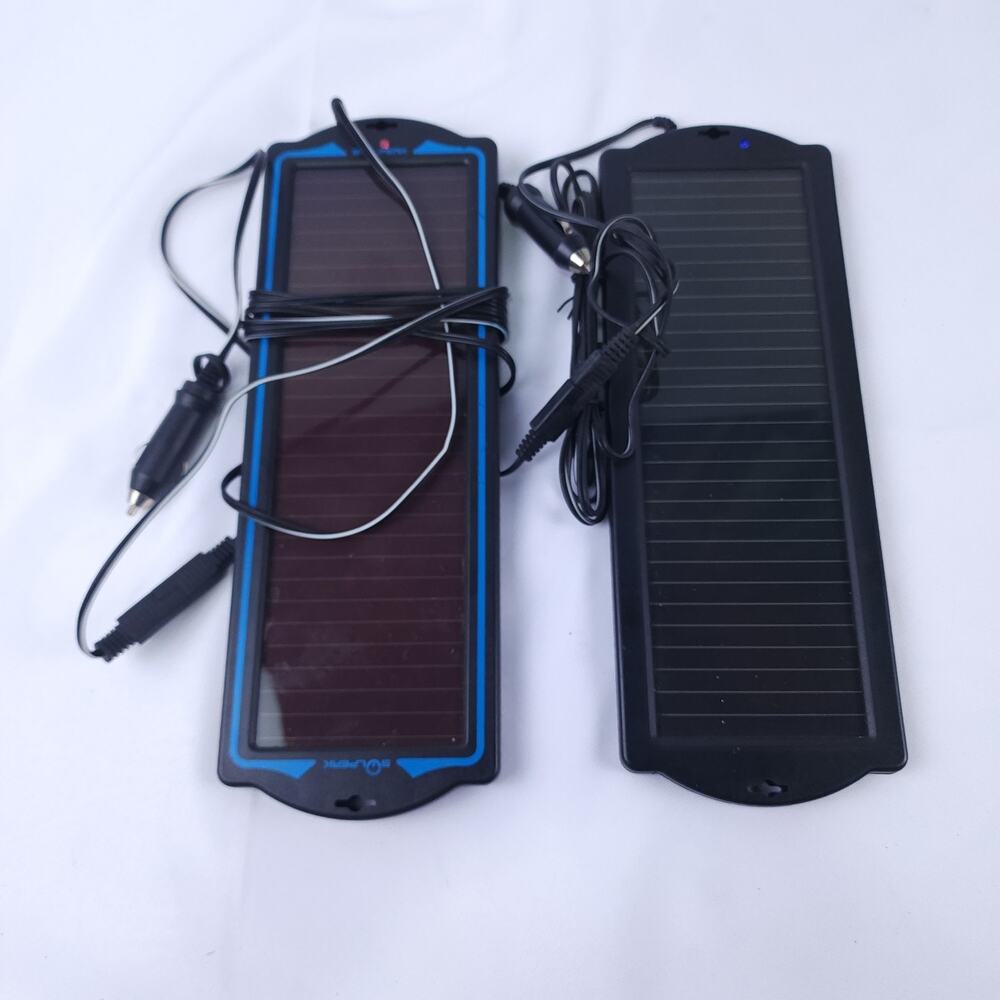 2-Pack SOLPERK 1.8W 12V Amorphous Solar Car Battery Charger Maintainer Boat RV